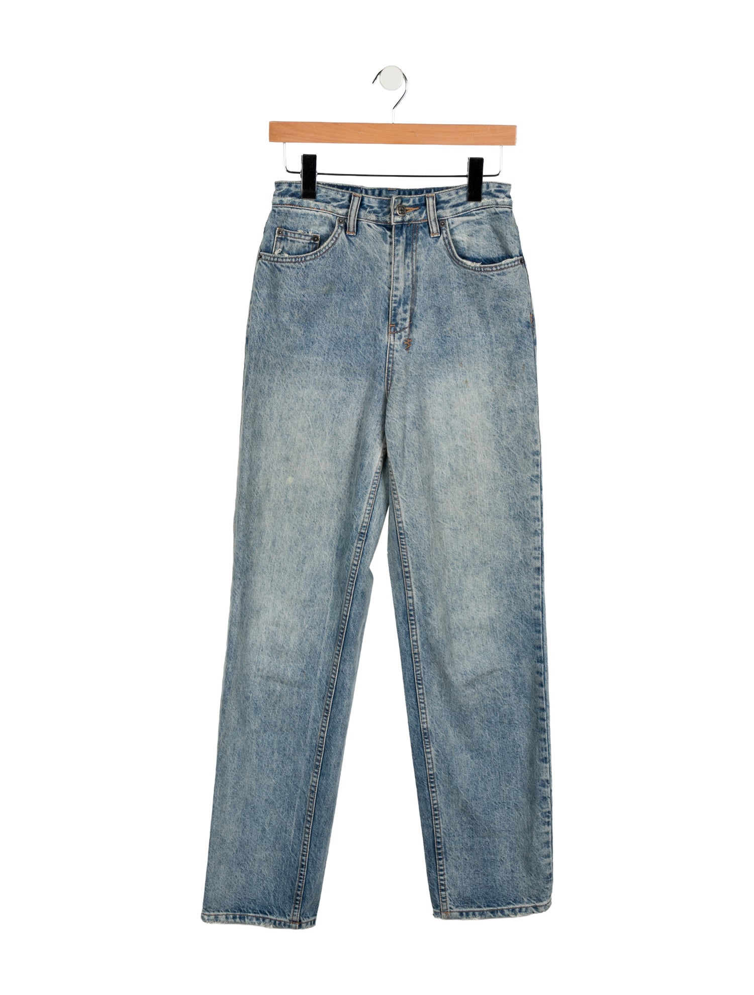 Ksubi High-Rise Straight Leg Jeans